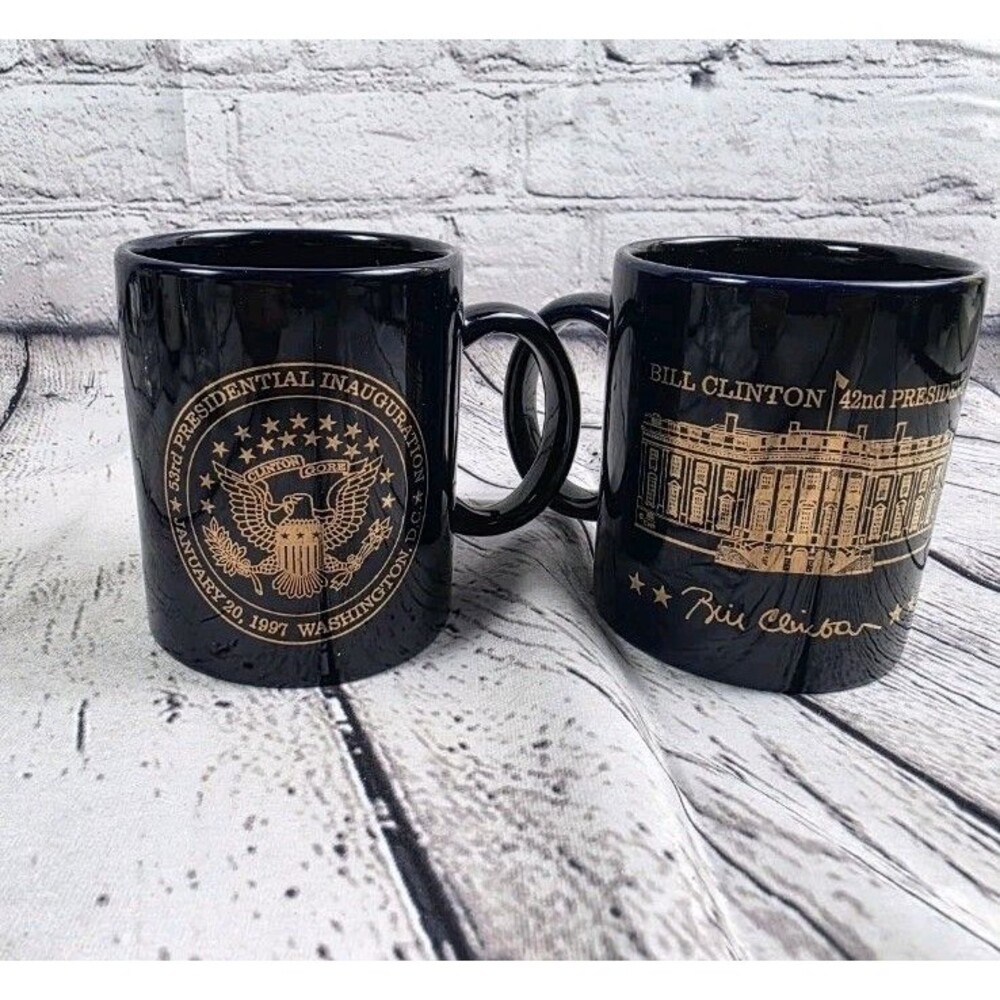 1997 Presidential Inauguration Bill Clinton Commemorative Ceramic Mug‎ (2)